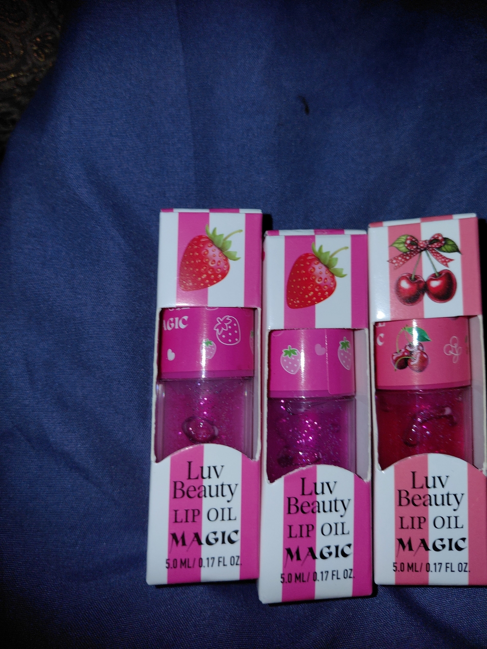 Luv Beauty Lip Oil Magic — Pink Sparkle Hydration